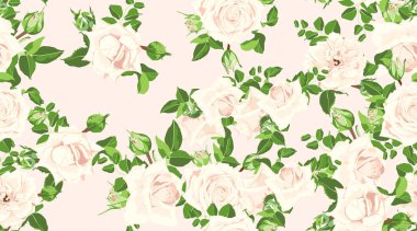 Düğün kartı için çiçek desenli.