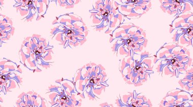 Sorunsuz çiçek deseni, gül.