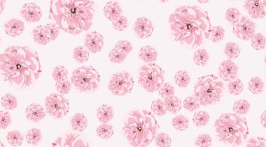 Suluboya güller, çiçek Seamless modeli.