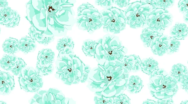 Roses vintage, motif sans couture pastel . — Image vectorielle