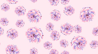 Sorunsuz çiçek deseni, gül.