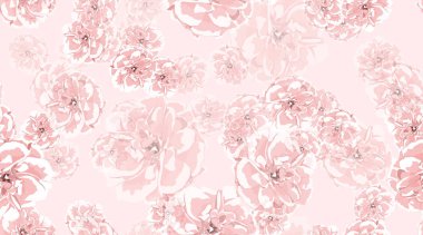 Suluboya güller, çiçek Seamless modeli.