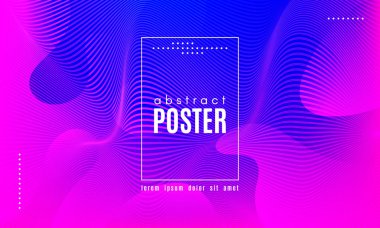 Dalga arka plan renk sıvı şekillerle.