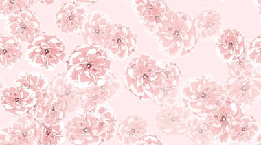 Suluboya güller, çiçek Seamless modeli.