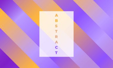 Gradyan arka planı renkli çizgili. Parlama Efekti en az soyut şablonu. Basit tasarım mor ve sarı renklerde. Eps10 vektör. İllüstrasyon hatları ile. Kapakları için degrade arka plan.