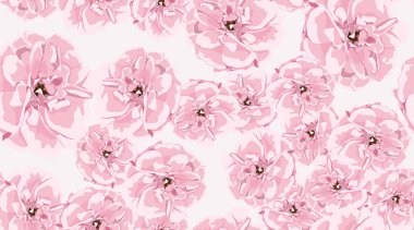 Suluboya güller, çiçek Seamless modeli.