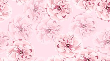 Suluboya güller, çiçek Seamless modeli.