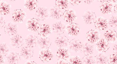 Suluboya güller, çiçek Seamless modeli.