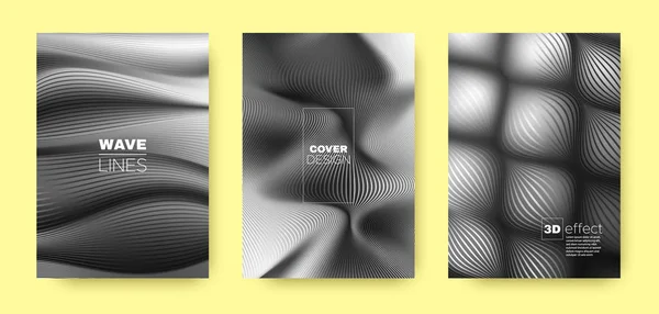 Gray Fluid Template. Abstract Cover. Business