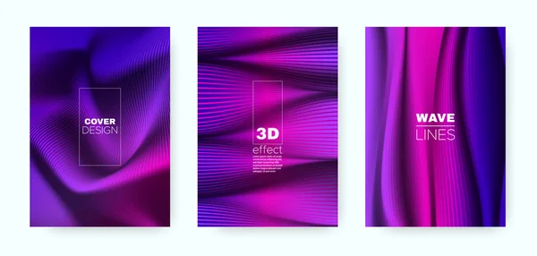 Violet stroom poster. Dekking van de kop. Pink Business — Stockvector