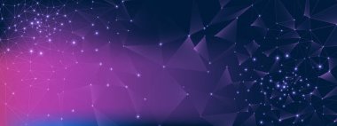 Karanlık Teknoloji Görselleştirme. Büyük Veri Ekranı. 