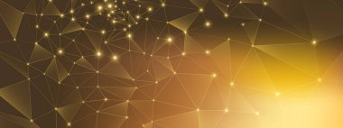 Altın Teknolojisi Bağlantısı. Büyük Veri 3d. Yüksek 