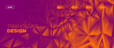 Vektör Minimal Tasarım. Soyut Çokgen 