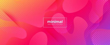 Gökkuşağı Soyut Posteri. Gradyan Arkaplanı. 