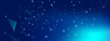 Teknoloji Geleceği. Büyük Veri Sunucusu. Mavi 