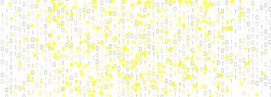 İkili Numara Arkaplanı. Sarı Teknoloji Sancağı. 