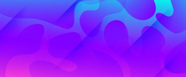 Parlak Soyut Şekiller. Fütüristik Gradyan. 