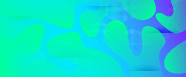 Light Dynamic Arkaplan. Sıvı Şekiller. 3d Modern 