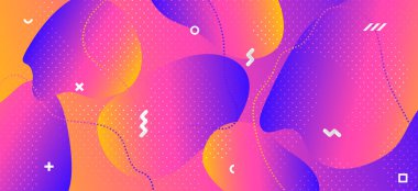 Renkli Dalga Şekilleri. Yaratıcı Soyut Doku. 