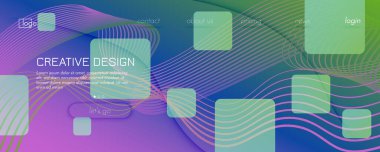 Akış Geometrik Soyut. Dalga Geleceği ŞekliName 