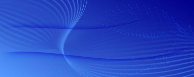 Mavi Fütürist Soyut. Dijital elementler. 3d 