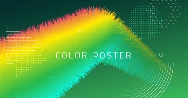 Renkli Sıvı Arkaplanı. Dalga Dinamik Hareketi. 