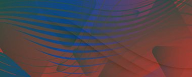 Akış Geometrik Soyut. Dalga Dinamik Çizgisi 