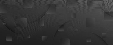 Siyah Dijital Arkaplan. Soyut Sıvı Akış. 