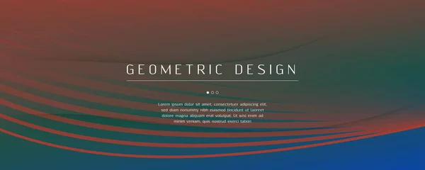 Fluid Geometric Abstract. Onda formas futuristas — Archivo Imágenes Vectoriales