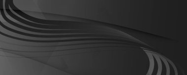 Gri Dijital Arkaplan. 3D Flyer akışı. Vektör 