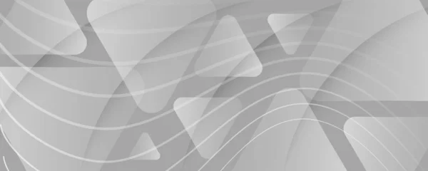 White Memphis Fluid Shapes. Lignes de flux 3d — Image vectorielle