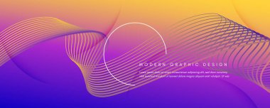 Sıvı Soyut. Akış Hareketi. 3d Çizgi SancağıName. 