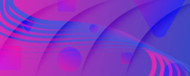 Pembe Akışkan Çizgiler. Yaratıcı Kavram. 3d 