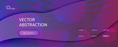 Kızıl Dinamik Soyut. Sıvı Şekiller Şablonu. 3d 