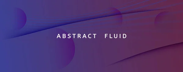 Blue Dynamic Abstract. Flow Line Poster. 3d — Stockvektor