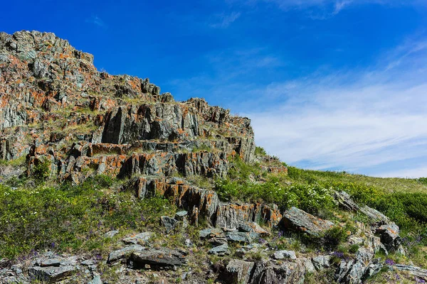 Dağ altay. Chagan-Uzun. Mars manzaralar.