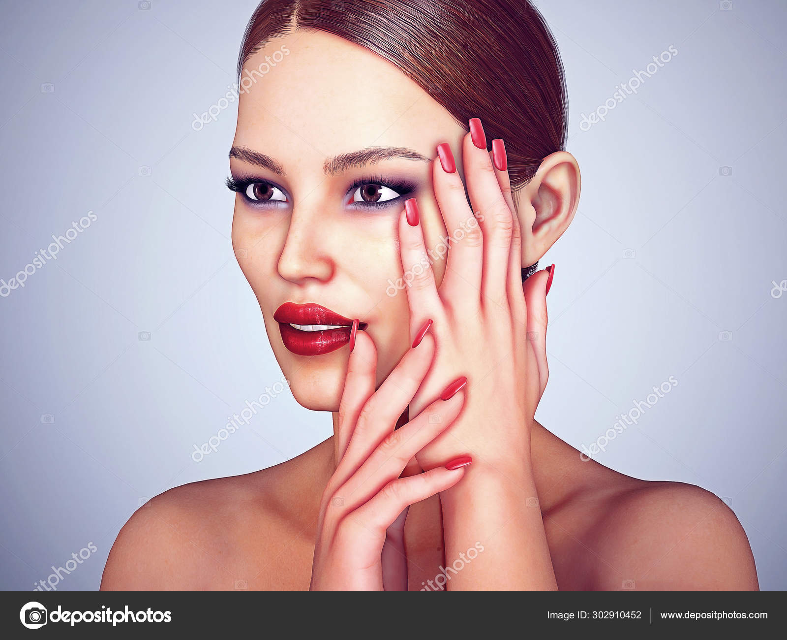 picture Color Face Portrait Photography https depositphotos com 302910452 stock photo beauty woman face portrait beautiful html