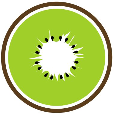 izole kivi meyve dilim