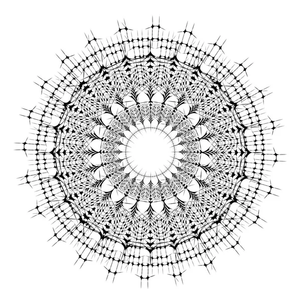 Futuristic Mandala Mandalas Have Become Generic Term Any Diagram Chart — Stock Vector