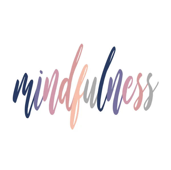 Yumuşak Pastel Mindfulness — Stok Vektör