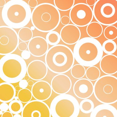 Minimalist turuncu sarı degrade daire kompozisyon arka plan
