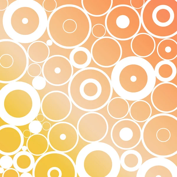 Minimalistic Orange Yellow Gradient Circle Composition Background — Stock Vector