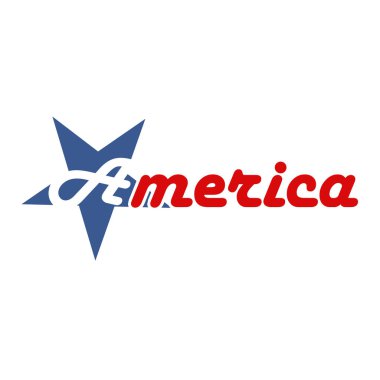 Amerikan star-Amerikan bayrağı renkleri ve yıldız-4 Temmuz bağımsızlık günü