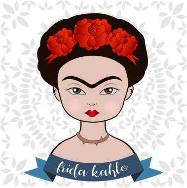 Frida kahlo portre meksikalı kadın gerçeküstü sanatçı