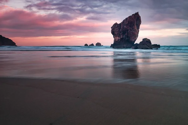 Playa del Aguilar, Asturias ten noorden van Spanje — Stockfoto