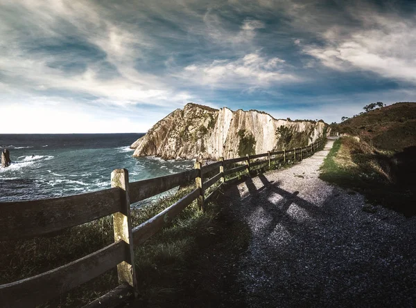 Spiaggia Del Silenzio Gaviero Nelle Asturie — Foto Stock