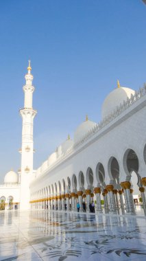 Güzel gurur Abu Dhabi Şeyh Zayed Camii, Birleşik Arap Emirlikleri