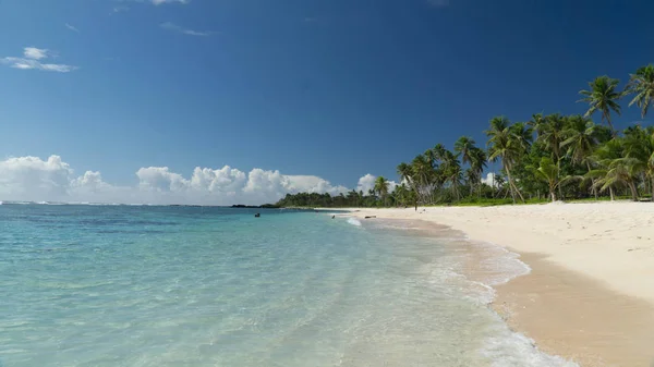 Una Las Hermosas Playas Samoa Paraíso Tropical —  Fotos de Stock