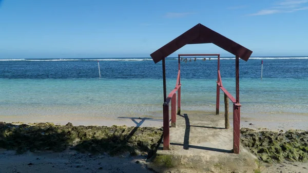 Brána Nebe Pláži Samoa — Stock fotografie