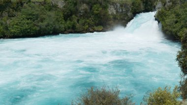 Güçlü Huka Falls Waikato River, Avustralya